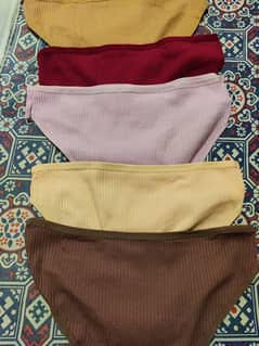 imported female 95% cotton underwear pack of 5