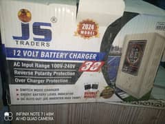 JS Traders ka 12 Volt Battery Charger (2024 Model)