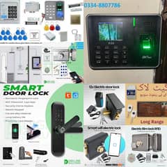 fingerprint smart card code electric door lock access control system