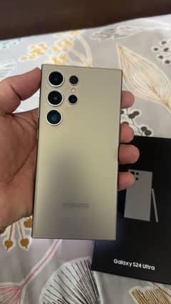 Samsung s24ultra full box 12/256 double sim non pta non active