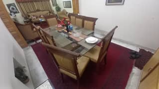 dining table and 8chairs chinyoti  set from chinyot authentic original