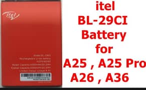 itel mobile battery