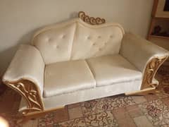 Royal look 6 seater fibre sofa set