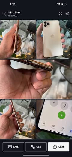 11pro max non pta just Face ID failed all ok 256gb bh95