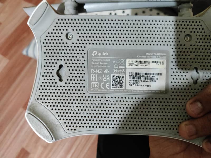 wifi tp link router 9v 2