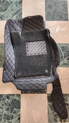 Toyota Grande X 7D Floor mats with grass mats