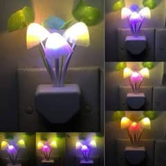 LED Sensor Mushroom Night Light, Pack of 2