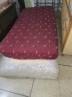 single bed double mattress
