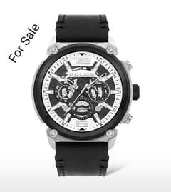 POLICE ANALOG WHITE DIAL MEN’s WATCH
