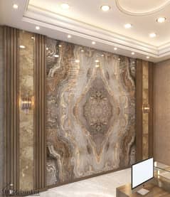 Marble sheet/PVC pannel/wallpaper/gypsum ceiling/media wall/tv consol