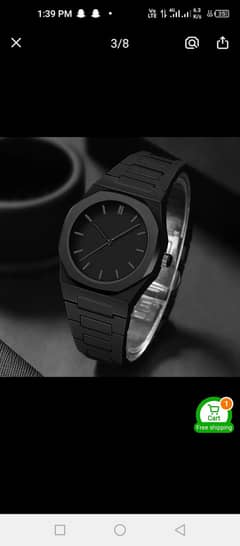 Black Arabic Aura Watch