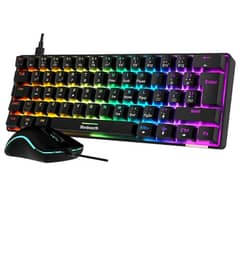 Wordsworth Mechanical Gaming Keyboard and Comfortable Mouse combo