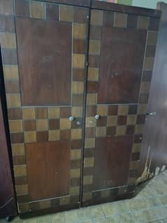 2 separate full size wooden cupboard for sale