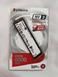Kingston NV3 1tb ssd  6000mb gen 4 nvme m2 original sealed