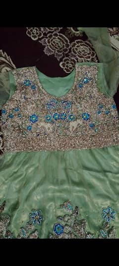 peplum froq with embroidery