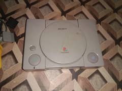 playstation 1 with controler