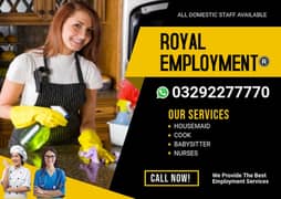 Maid / House Maids / Chef , Maids Agency Filipino Babysitter Nanny etc