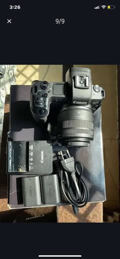 Canon eos R with 35mm 1.8 lens