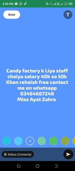 Candy factory staff require