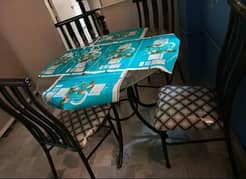 4 seater Iron Dining Table