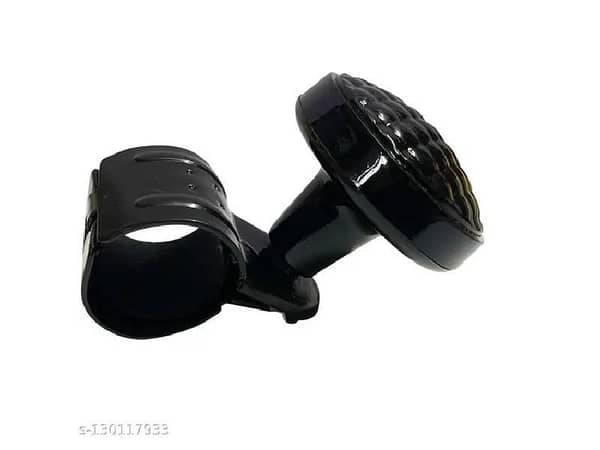 Dotted Grip Steering Wheel Spinner Knob – 360° Universal Car Booster with Anti-Slip Textured Design