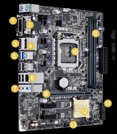 Asus motherboard model H110M - A/DP