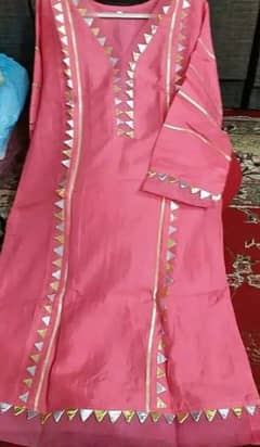 home made dress bnany k leya order kry