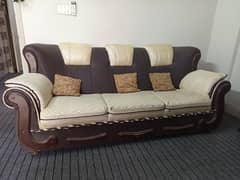 5 seater Ragzine wood  sofa set