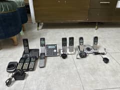 3 sets of landline phones