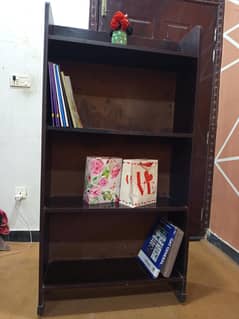 book shelve, clean brown colour