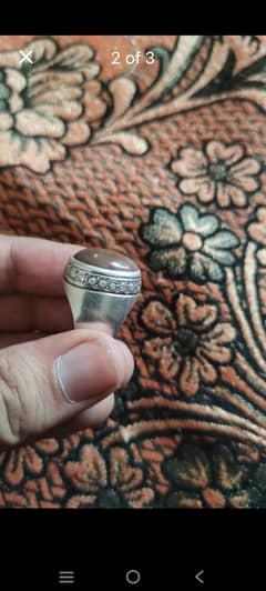 Ethiopian opal ring with diamonds