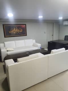 NEAR 26 VIP LAVISH FURNISHED OFFICE A FOR RENT 24/7 TIME MEZZANINE FLOOR SEPARATE ENTRANCE WITH EXECUTIVE CHAMBER CUBICLE WORK STATION RENT ALMOST FINAL NOTE 1 MONTH COMMISSION RENT SERVICE CHARGES MUST