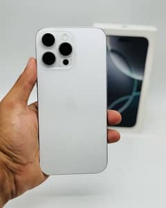 16 pro max/white/256gb/PTA