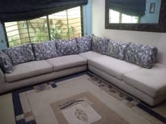 L shaped sofa