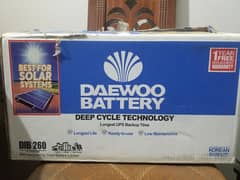 Solar and UPS best battery DIB 260 ---- 12V/220AH (20 Hours Backup)