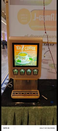 automatic tea and coffee machine available
