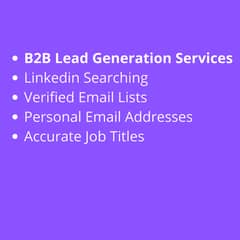 Lead Generation, Web Research, and Data Entry Specialist Required