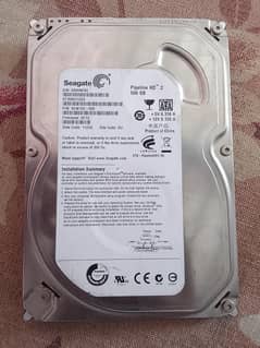 computer hard 500gb health 100%  condition 10 bed 10