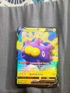 Ultra Rare Pokemon Card Pincurchin V