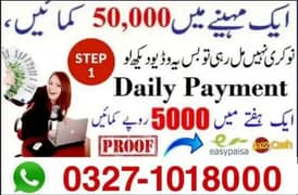 Online job/ part time/ home job /Assignments/Typing/Data entry/Ads