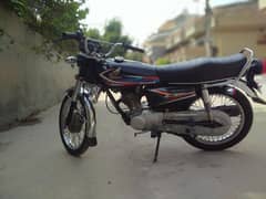 Honda 125 lush condshion Punjab number. with biomatric
