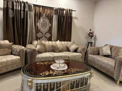Sofa Set Golden Royal ( 6 Seater with Center table )