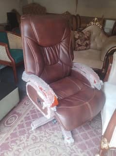 Brand New Brown Leather Recliner Chair -  Best office chair Best com