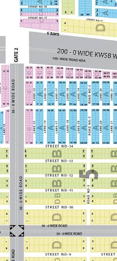 Corner 120 Sq Yard Plot Sale In Block-5 Saadi Town 40 Feet Road