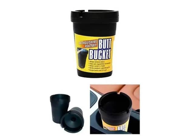 Butt Bucket Universal Car Ashtray for All Vehicles