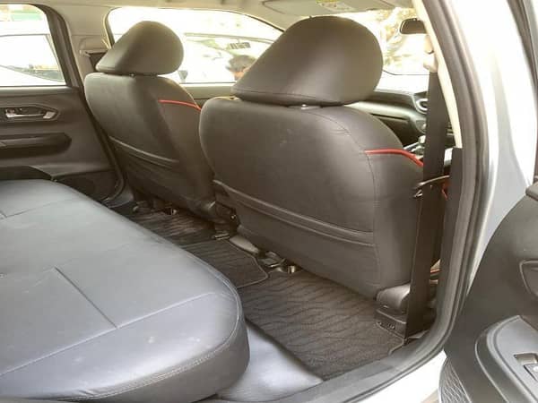 Synthetic Leather Seat Covers for Toyota Raize with Red Piping - Custom Fit