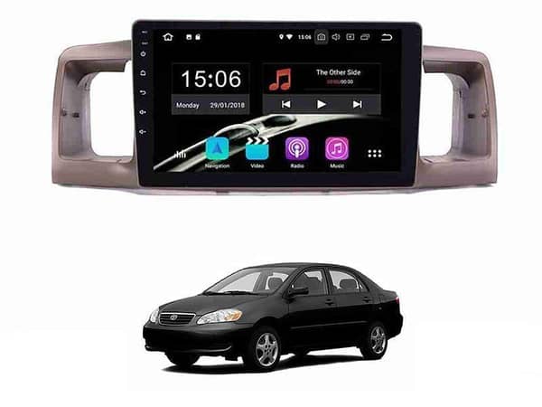 Android Player for Toyota Corolla (2002-2008) with 9-inch IPS Display and Genuine Frame Fitting