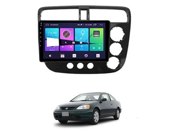 Android Player for Honda Civic 2001-2005 | 9-inch IPS Display with Genuine Frame Fitting