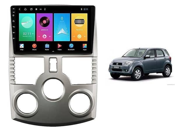 Daihatsu Terios 9-Inch Android Player with Genuine Frame and IPS Display