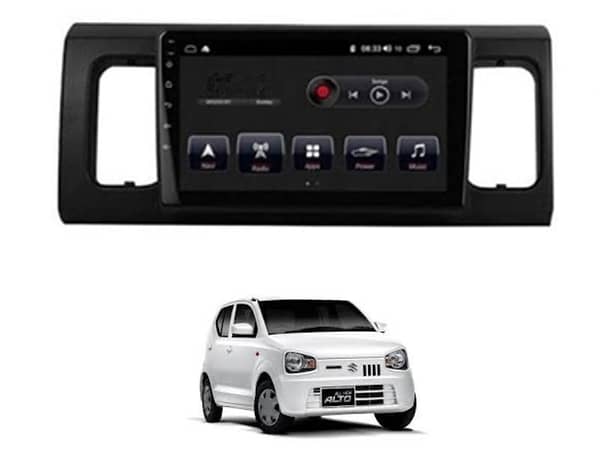 Suzuki Alto VXR Android Player (2019-2023) with Genuine Frame, 9-inch IPS Display, Black
